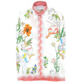 Casablanca Floral Print Silk Shirt Multi