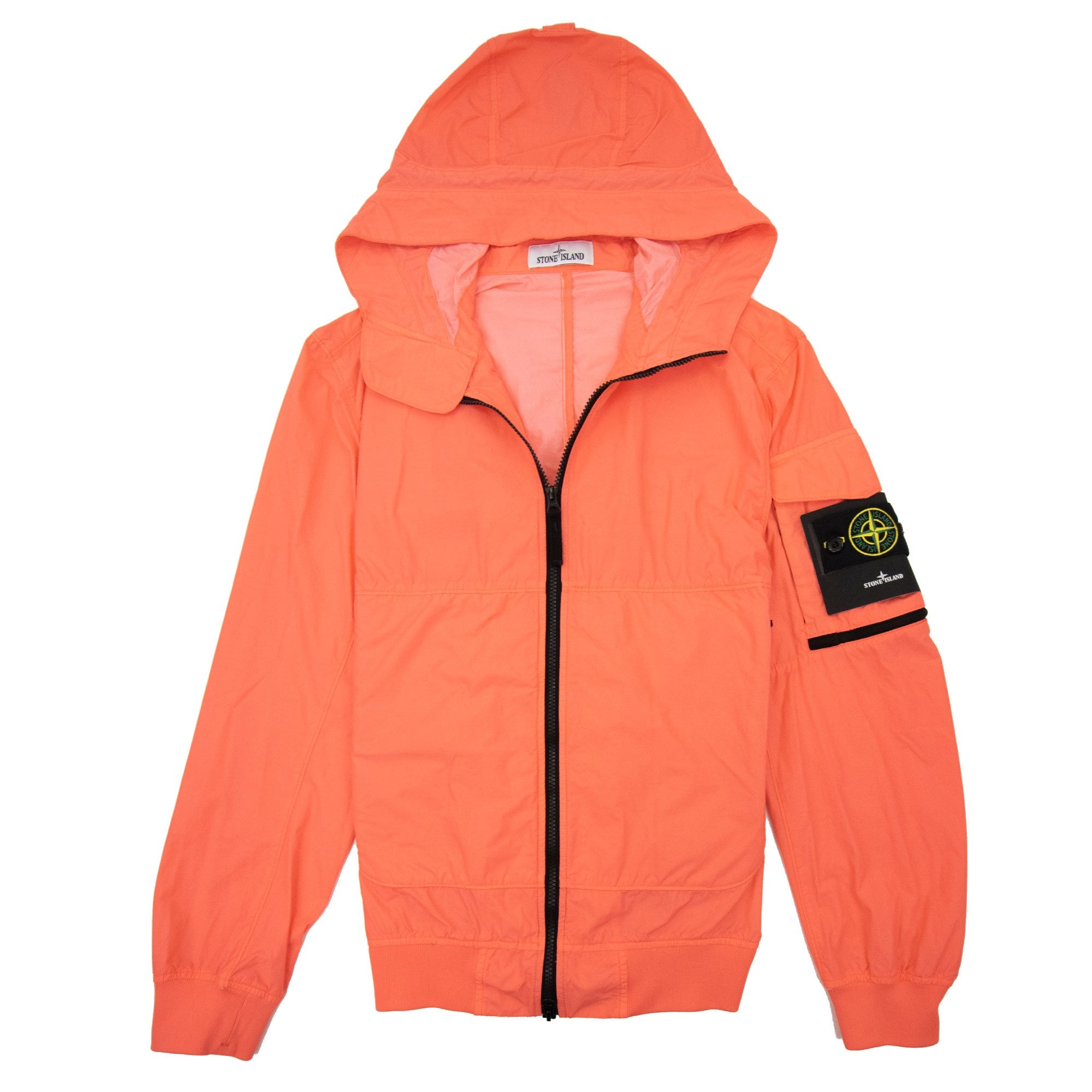 ストーンアイランド Naslan Light Watro ナイロンジャケット S Stone Island 40632 Naslan Light Watro Garment Dyed Orange V0032