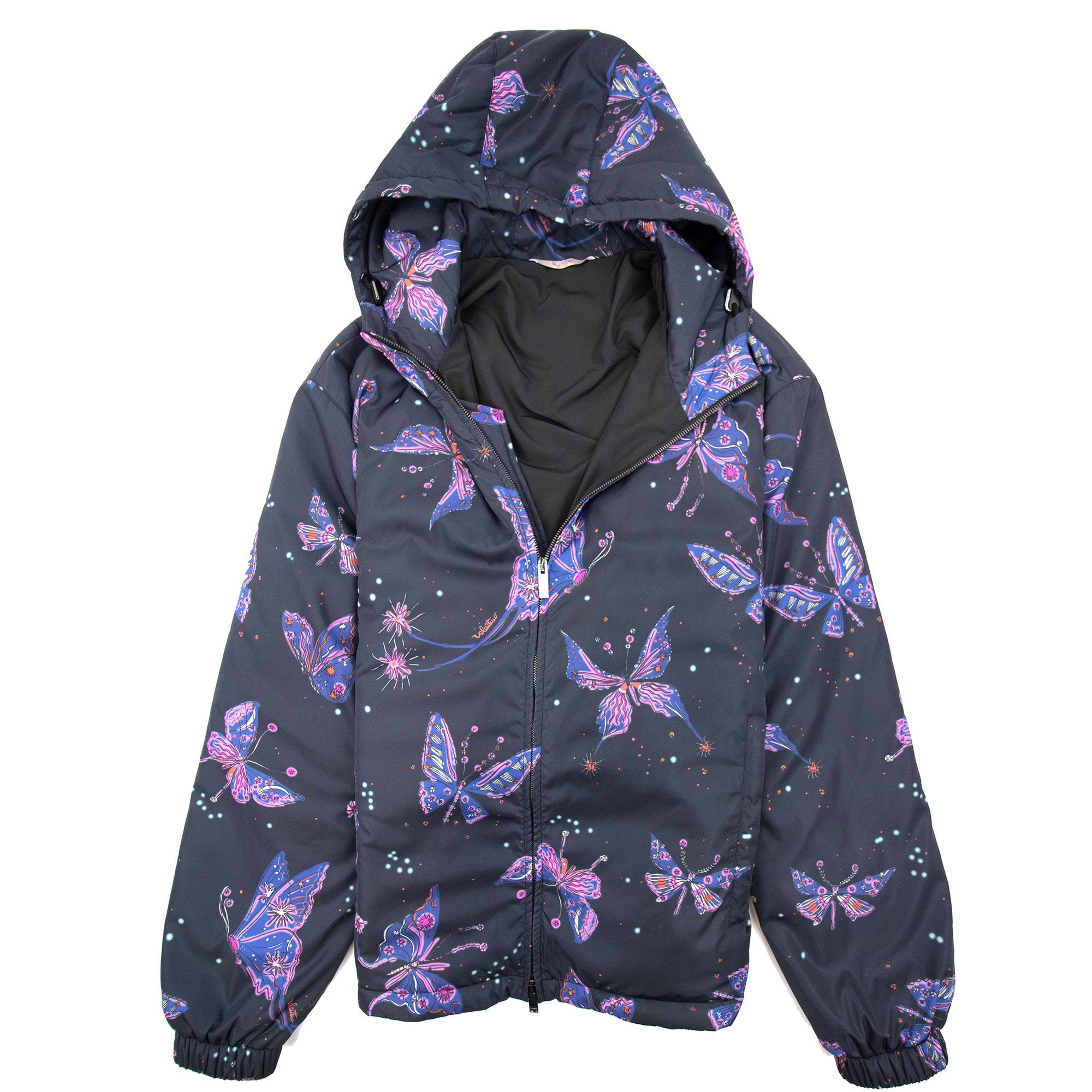 Valentino Utopia Butterfly Print Nylon Windbreaker Multi | ONU – Onu