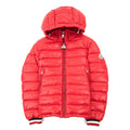 Moncler Junior Alberic Puffa Down Jacket Red 455