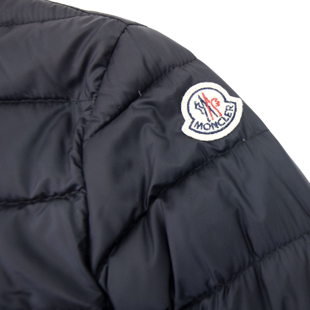 Moncler Junior Lans Puffa Jacket Black 999