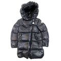 Moncler Junior Gelinotte Padded Zip Up Jacket Black 999