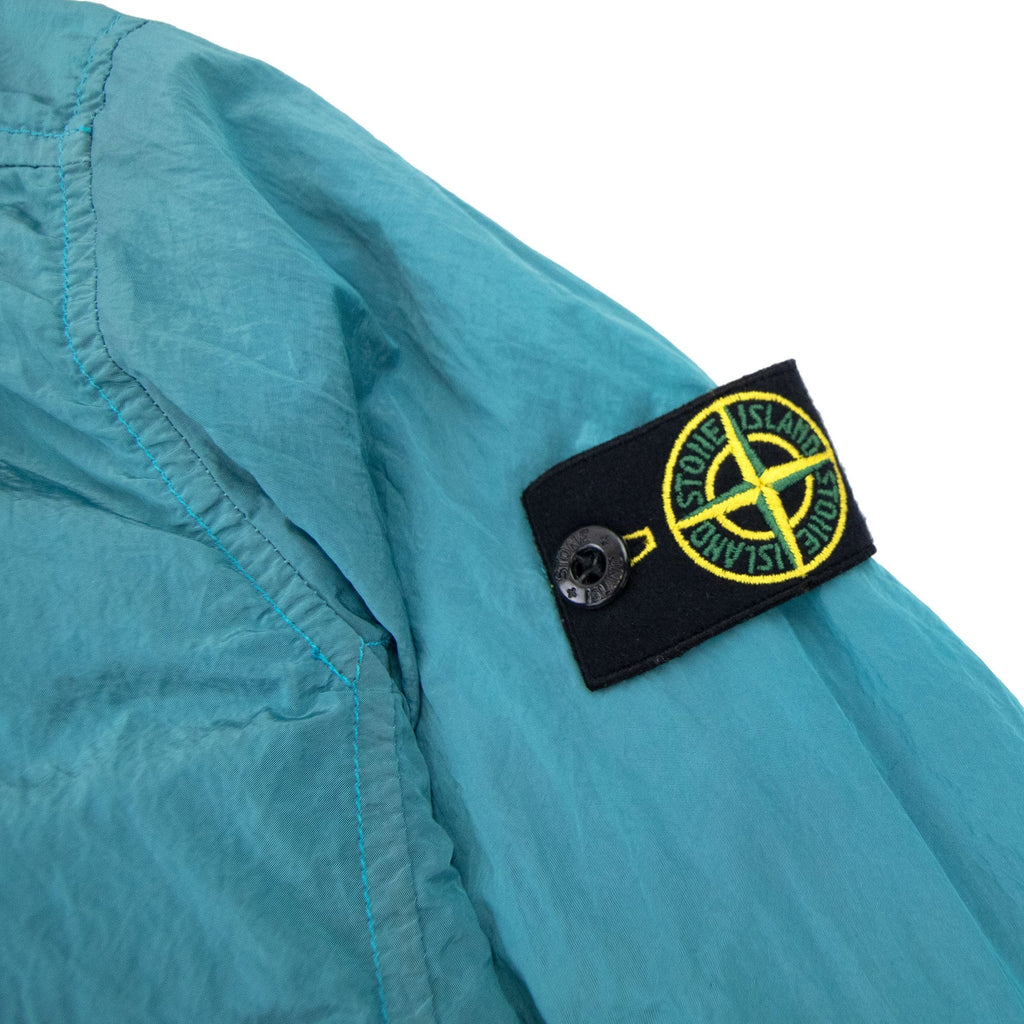 Stone Island Junior Nylon Metal Jacket Turquoise V0042