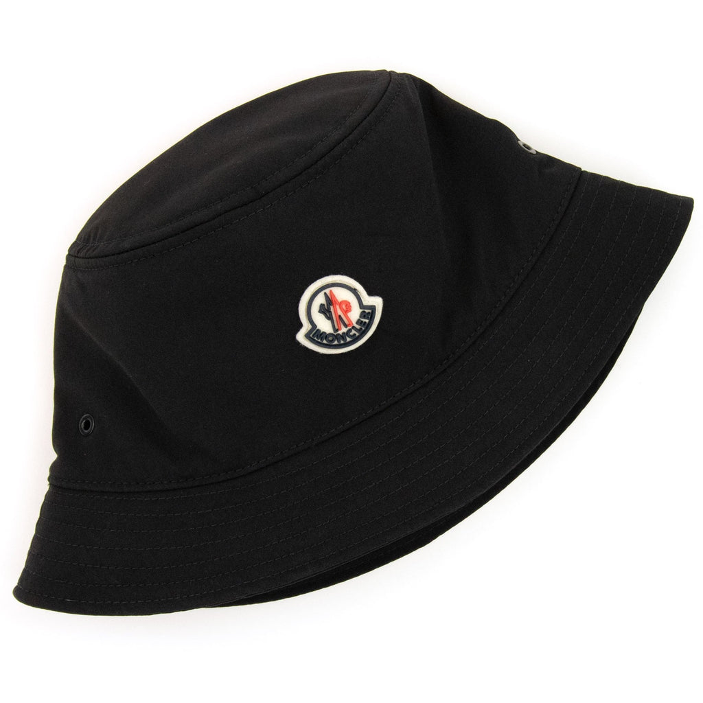 Moncler Cotton Bucket Hat Black 999