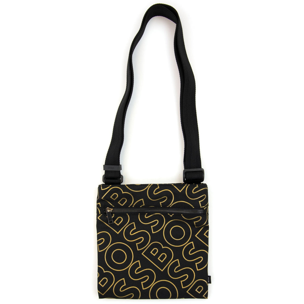 Hugo Boss Catch Ln Outline Logo Envelope Bag Black 001
