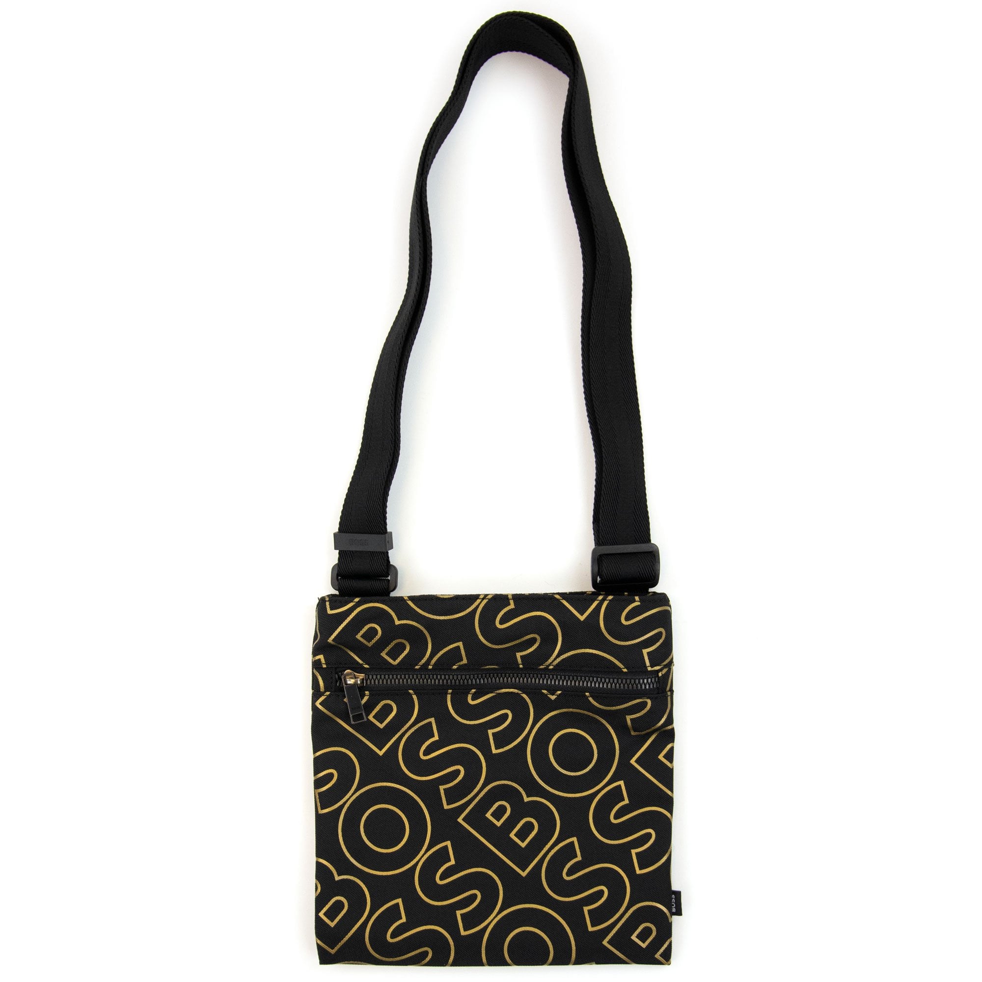 Hugo Boss Catch Ln Outline Logo Envelope Bag Black 001