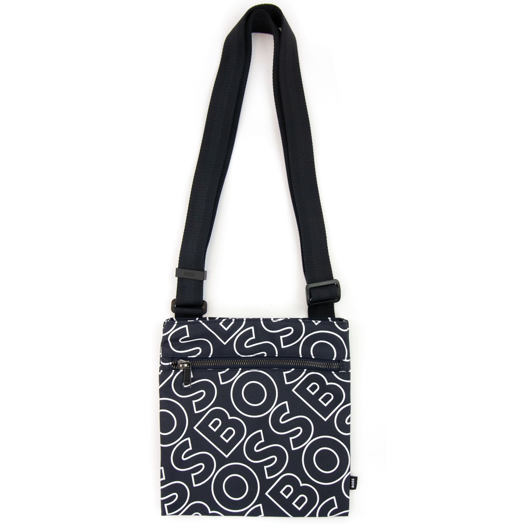 Hugo Boss Catch Ln Outline Logo Envelope Bag Navy 409
