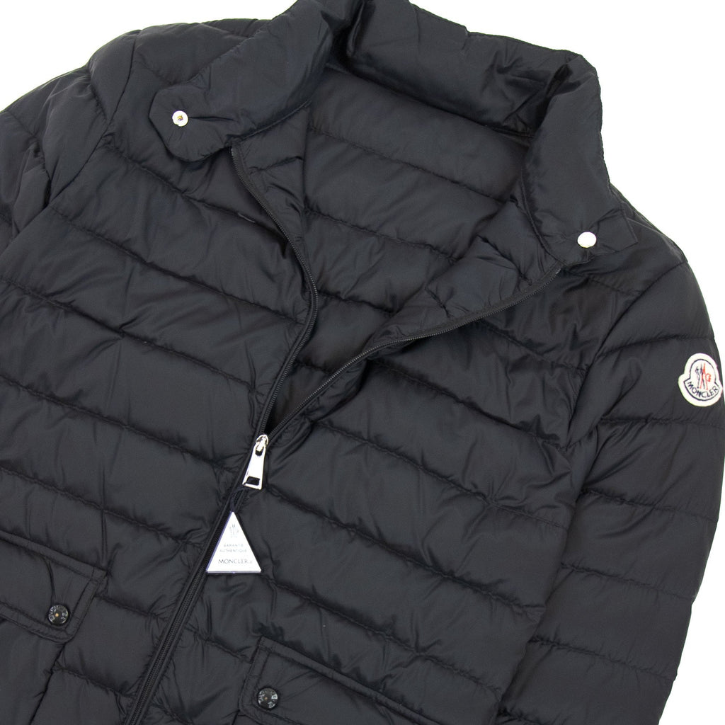Moncler Lans Short Down Jacket Black