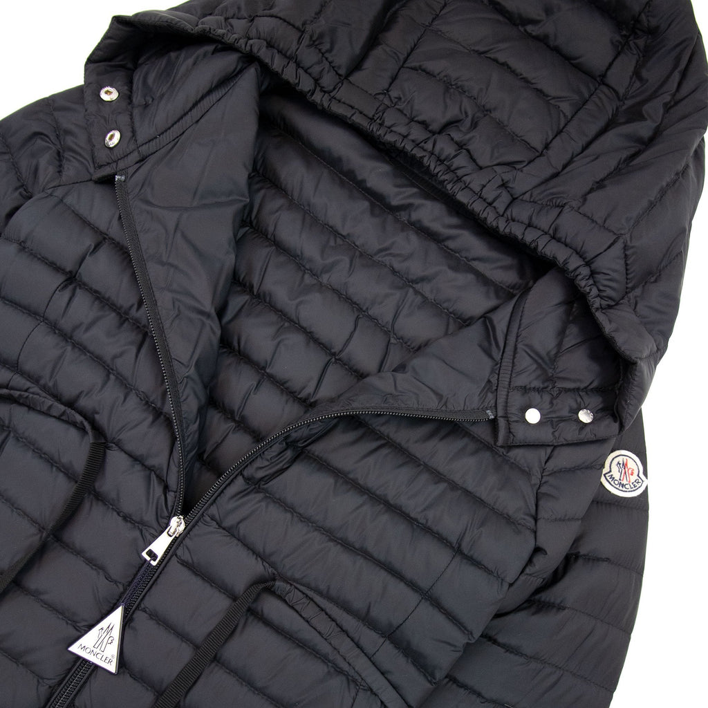 Moncler Barbel Long Down Jacket Black 999