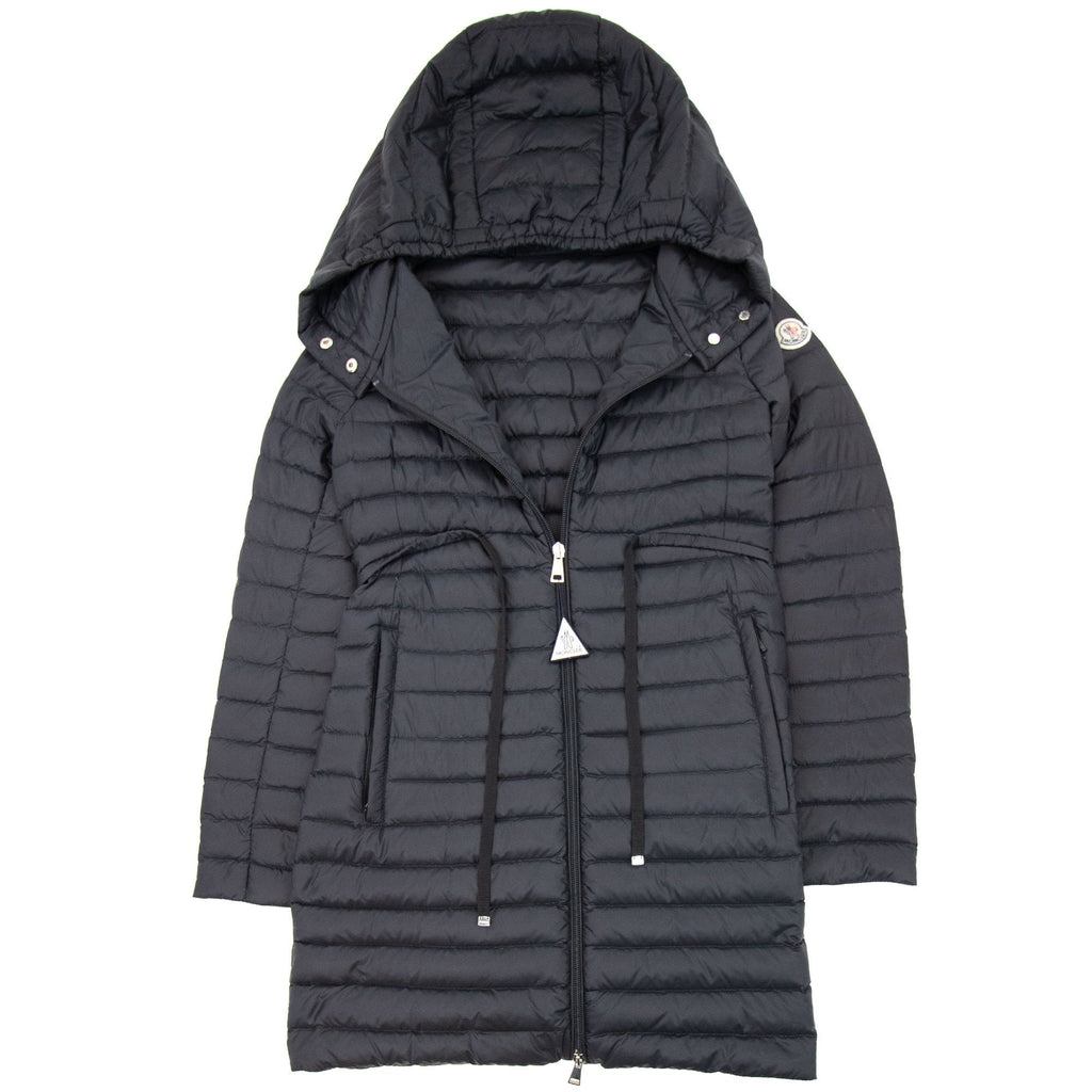 Moncler Barbel Long Down Jacket Black 999