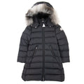 Moncler Abelle Long Parka Coat in Black