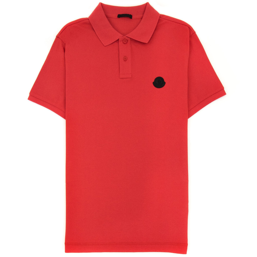 Moncler Logo Polo Shirt True Red 463