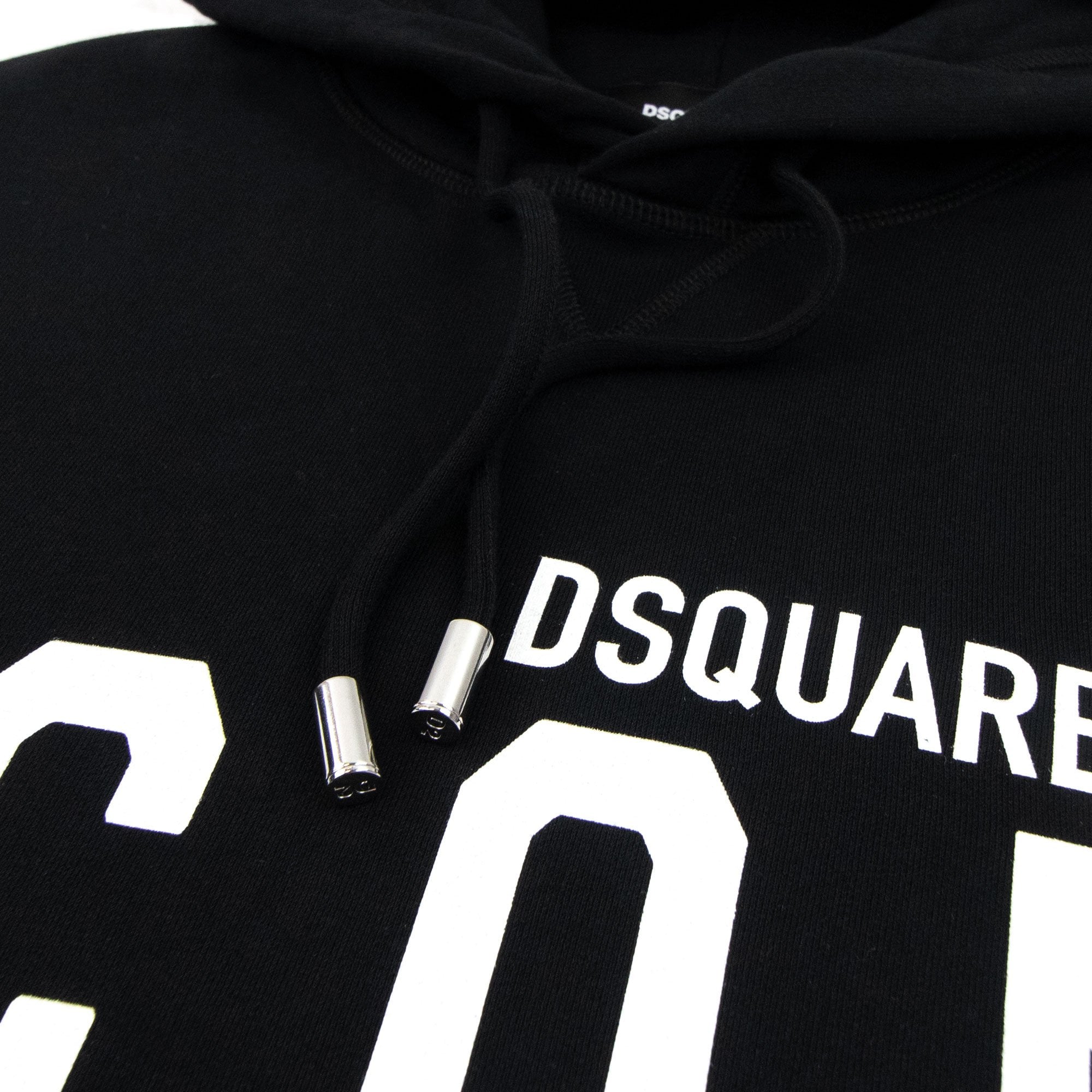 Dsquared2 D2 Icon Hoodie Black