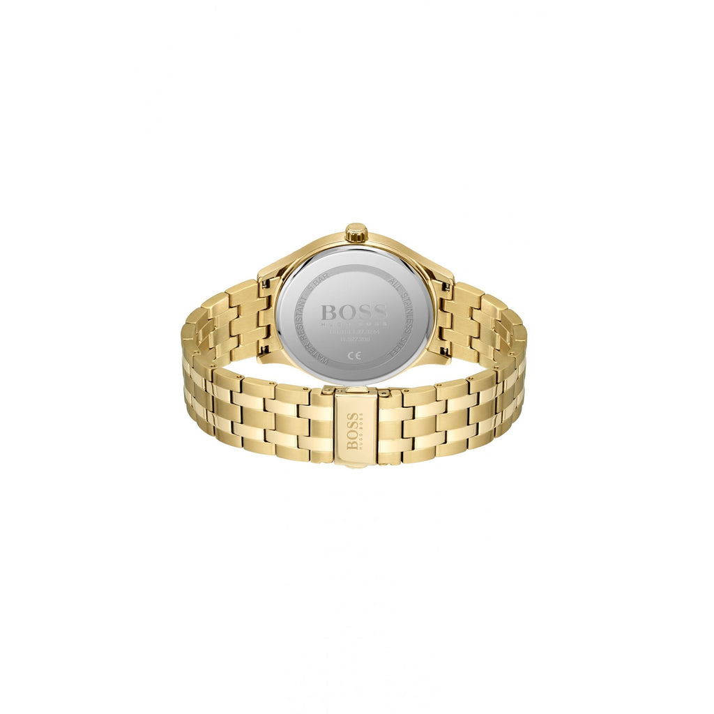 Hugo Boss Elite Gold Plated Watch Gold Plated