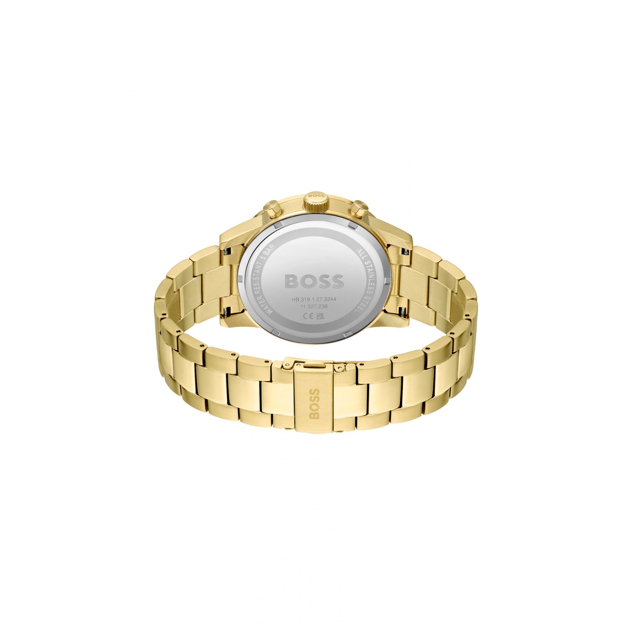 Hugo Boss Allure Gold Plated Watch Green