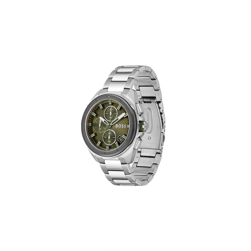 Hugo Boss Volane Green Face Watch Green