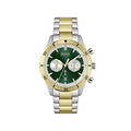 Hugo Boss Santiago Two Tone Green Watch Green