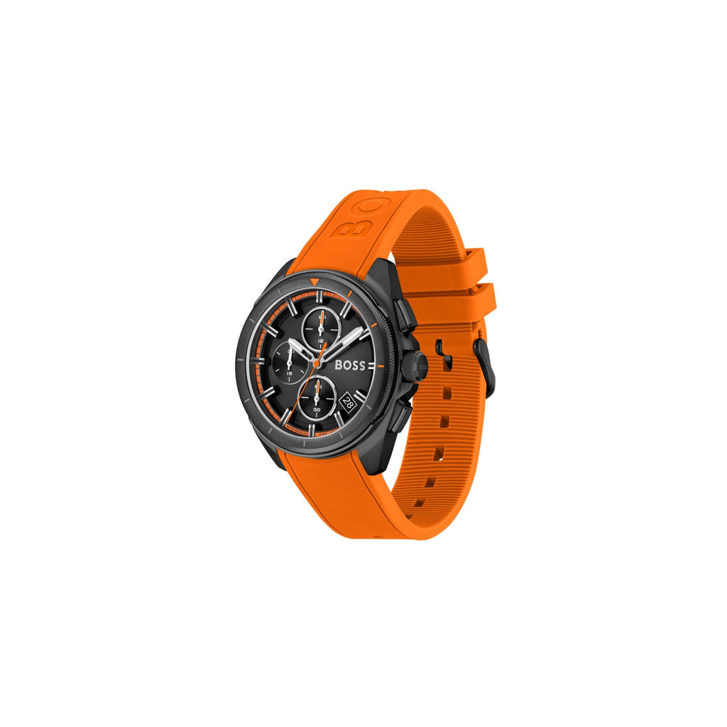 Hugo Boss Orange Volane Rubber Strap Watch