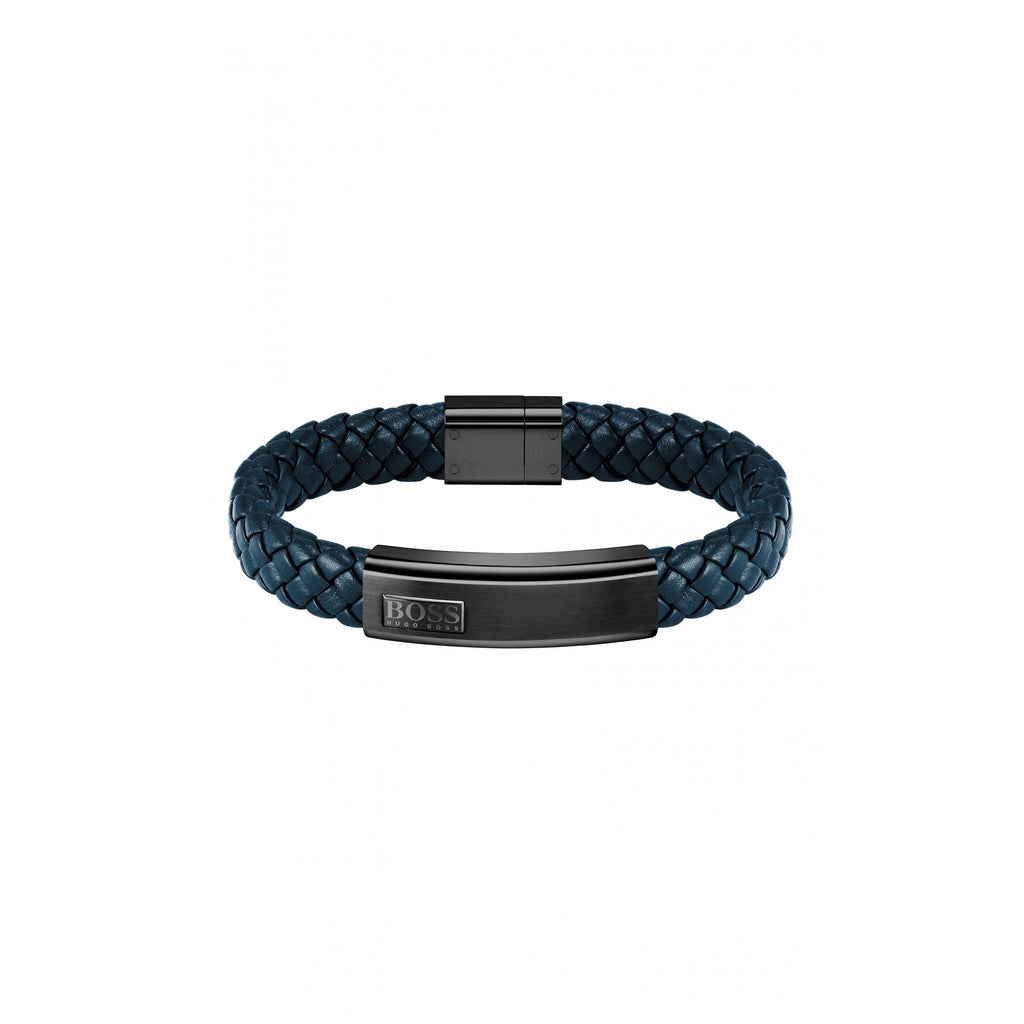 Hugo Boss Magnetic Twill Bracelet Navy