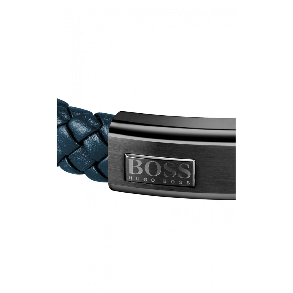 Hugo Boss Magnetic Twill Bracelet Navy