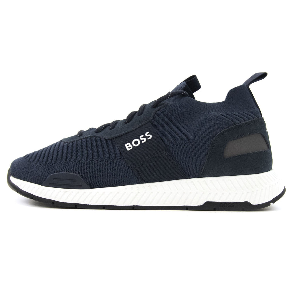 Hugo Boss Mesh Sock Runner Navy