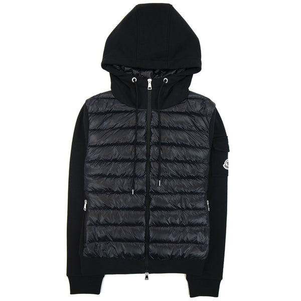 Moncler Women Maglia Hoodied Cardigan Black 999 – Onu