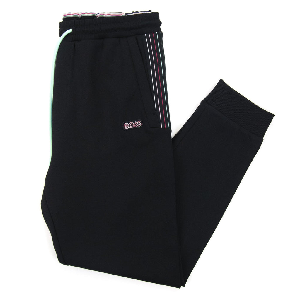 Hugo Boss Hadiko 1 Multi Coloured Stripe Bottoms Black 001