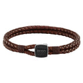 Hugo Boss Twin Rope Braclet Dark Brown