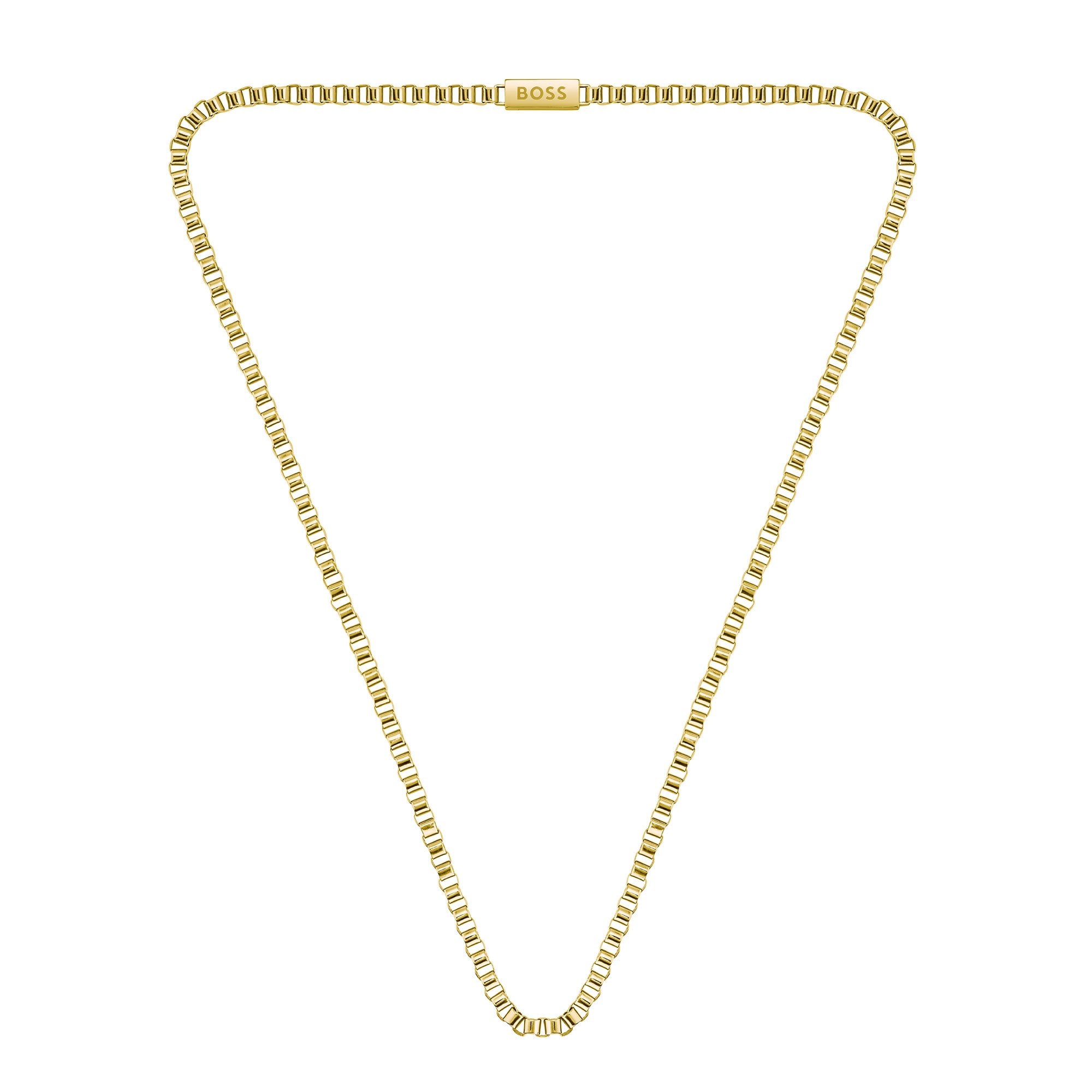 Hugo Boss Mens Magnetic Necklace Gold