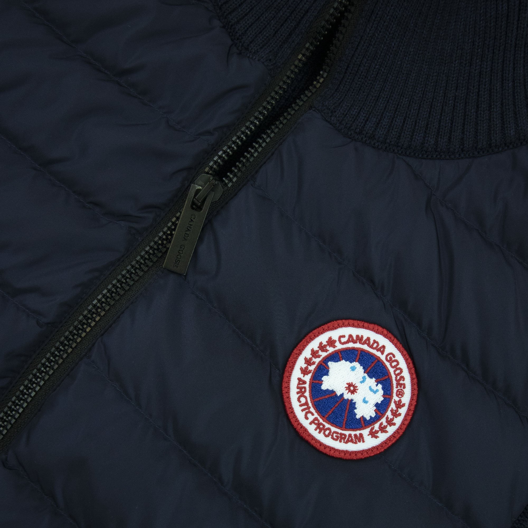 Canada Goose Hybridge Knit Vest Marine Blue