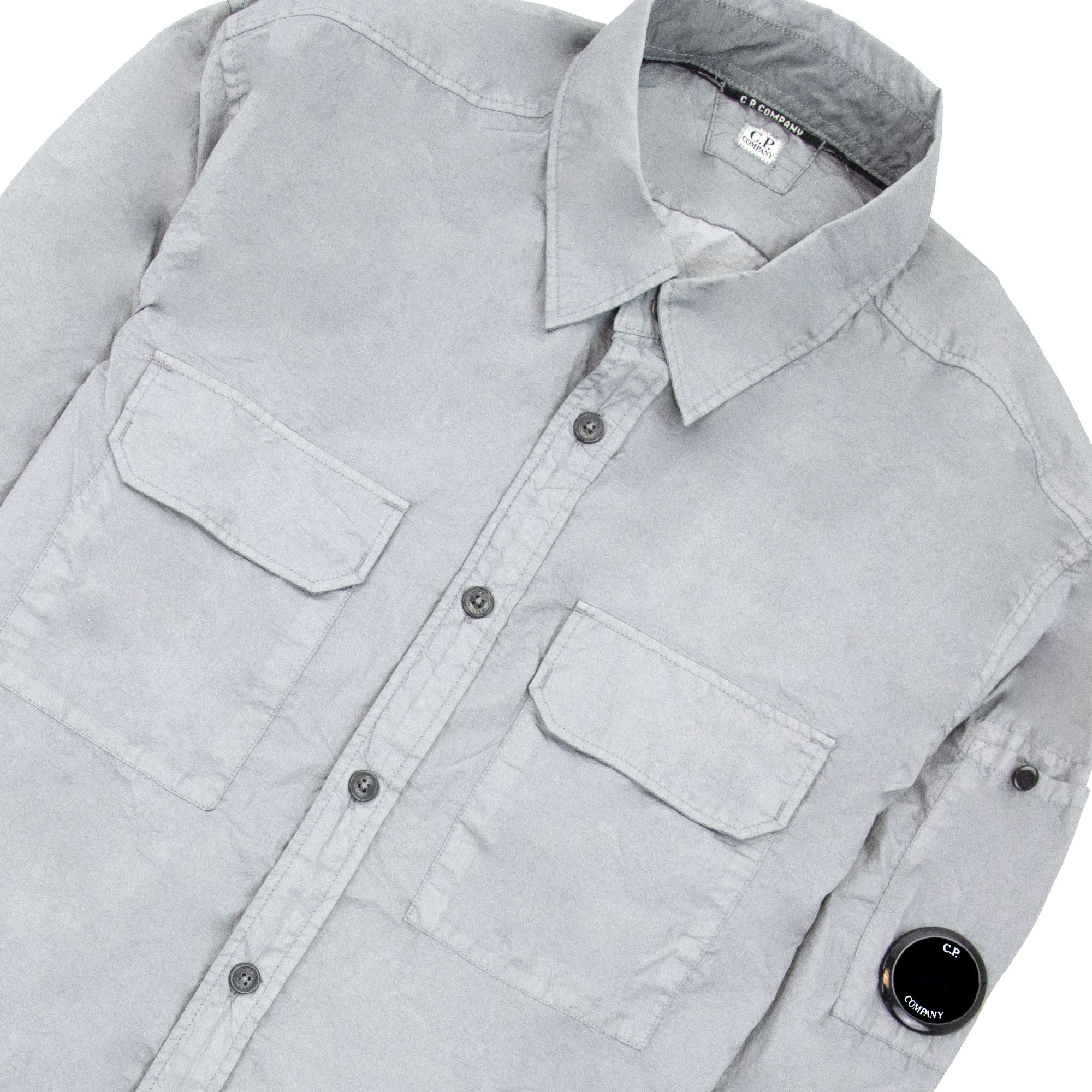 Cp Company Taylon L Nylon Overshirt Griffin Grey 937