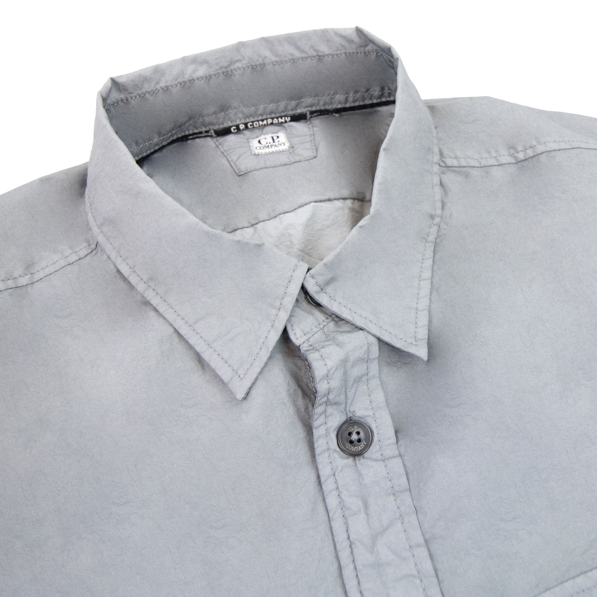 Cp Company Taylon L Nylon Overshirt Griffin Grey 937
