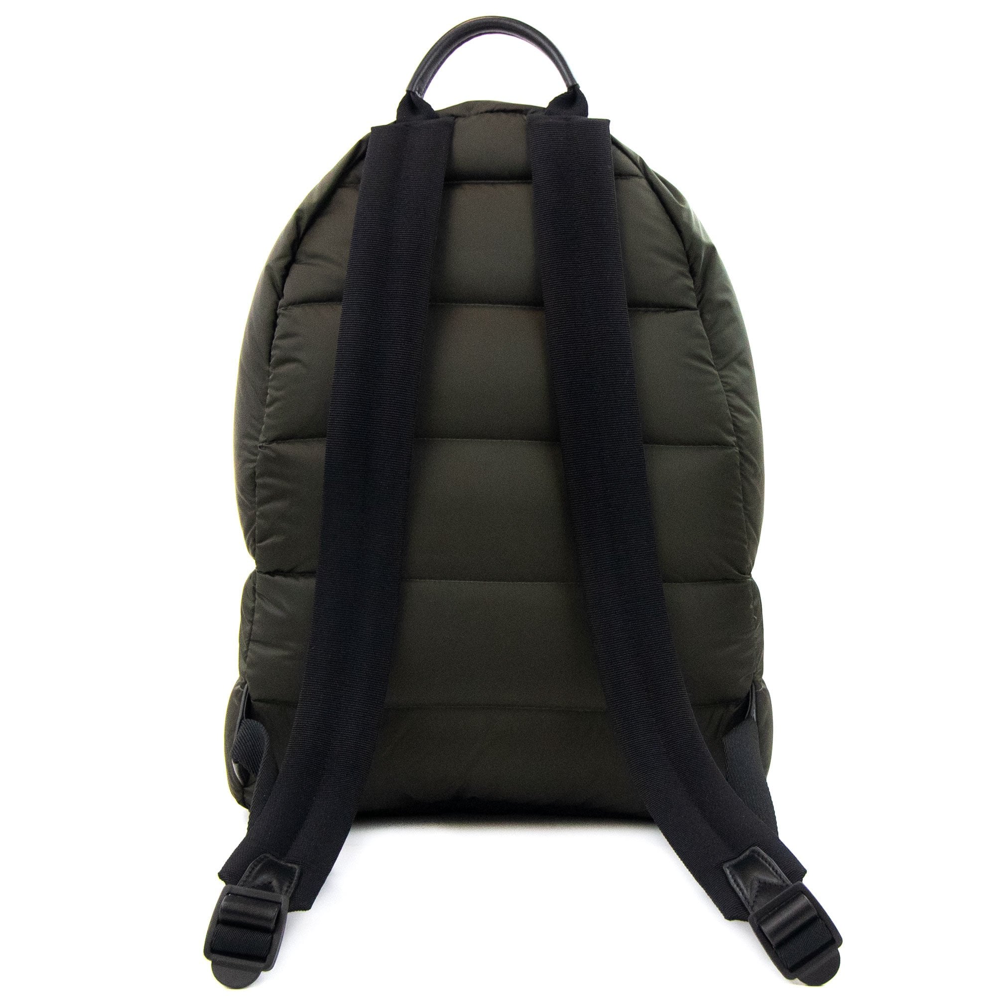Moncler Legere Padded Backpack Khaki Green Orange 833