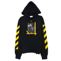 Off White Diagonal Arrow Cara Slim Hoodie Black