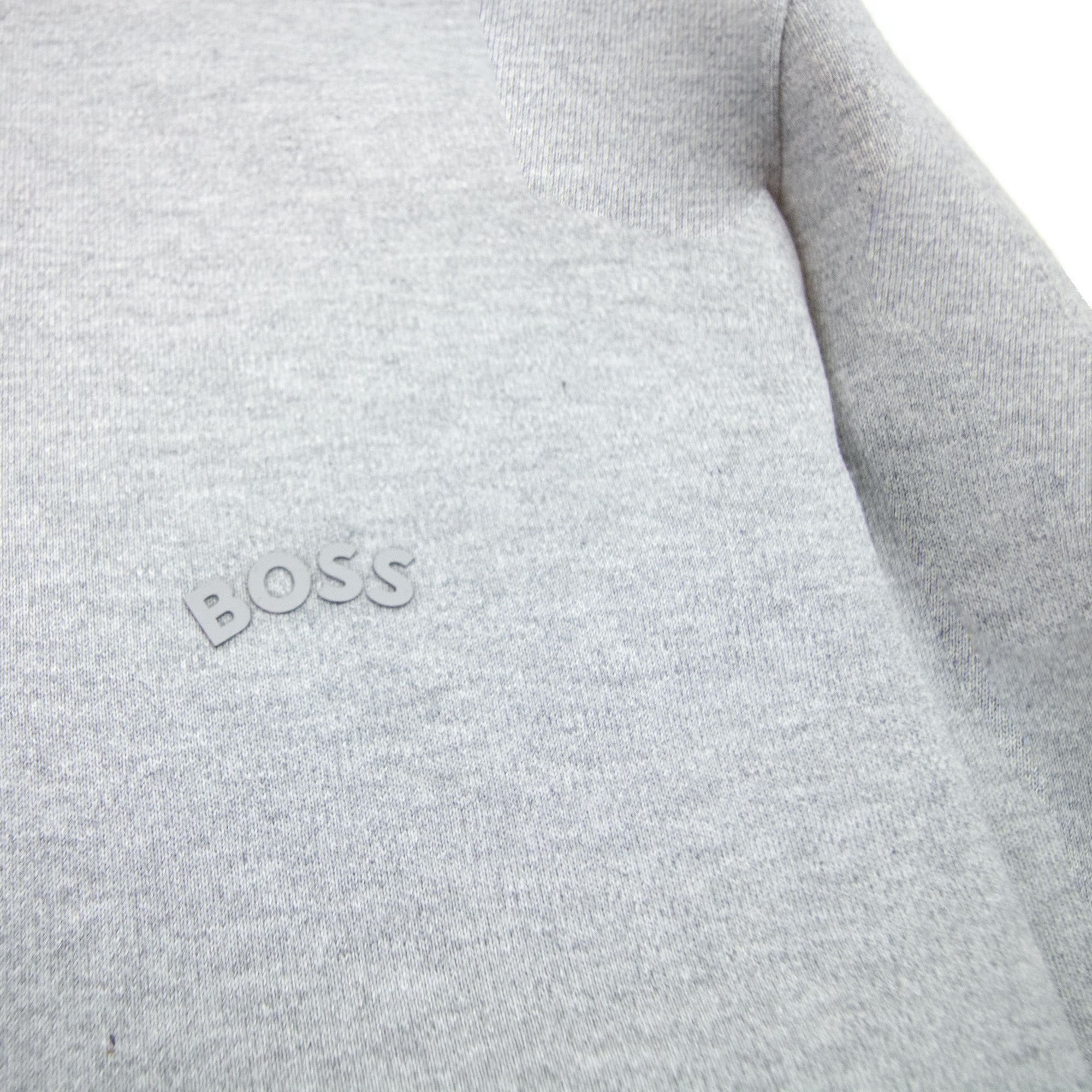 Hugo Boss Salbo Curved Logo Sweatshirt Grey 059