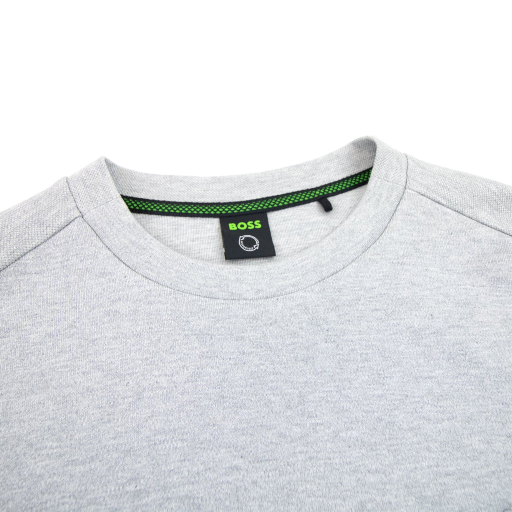 Hugo Boss Salbo Curved Logo Sweatshirt Grey 059