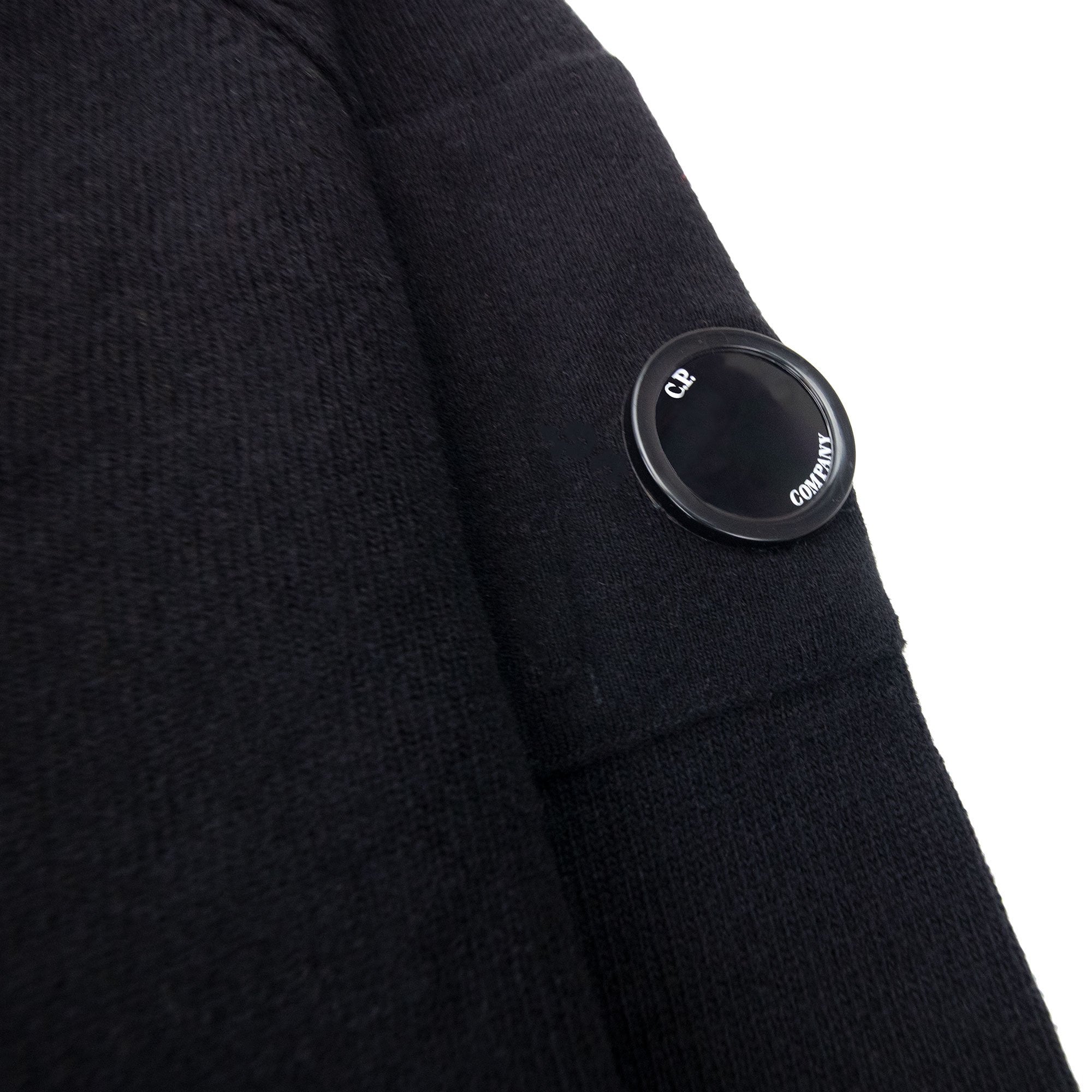 Cp Company Arm Lens Knitted Sweatshirt Black 999
