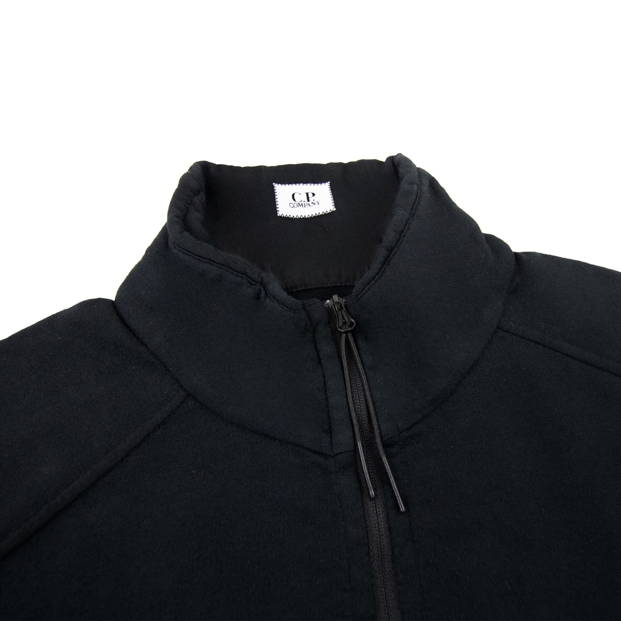 Cp Company Half Zip Arm Lens Sweatshirt Black 999