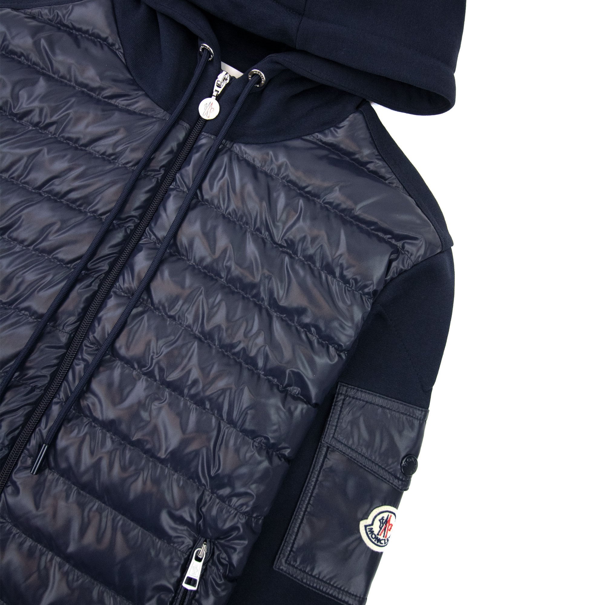 Moncler Maglia Con Hoodied Cardigan Navy 878 | ONU – Onu