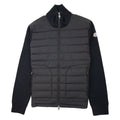 Moncler Padded Wool Cardigan Black