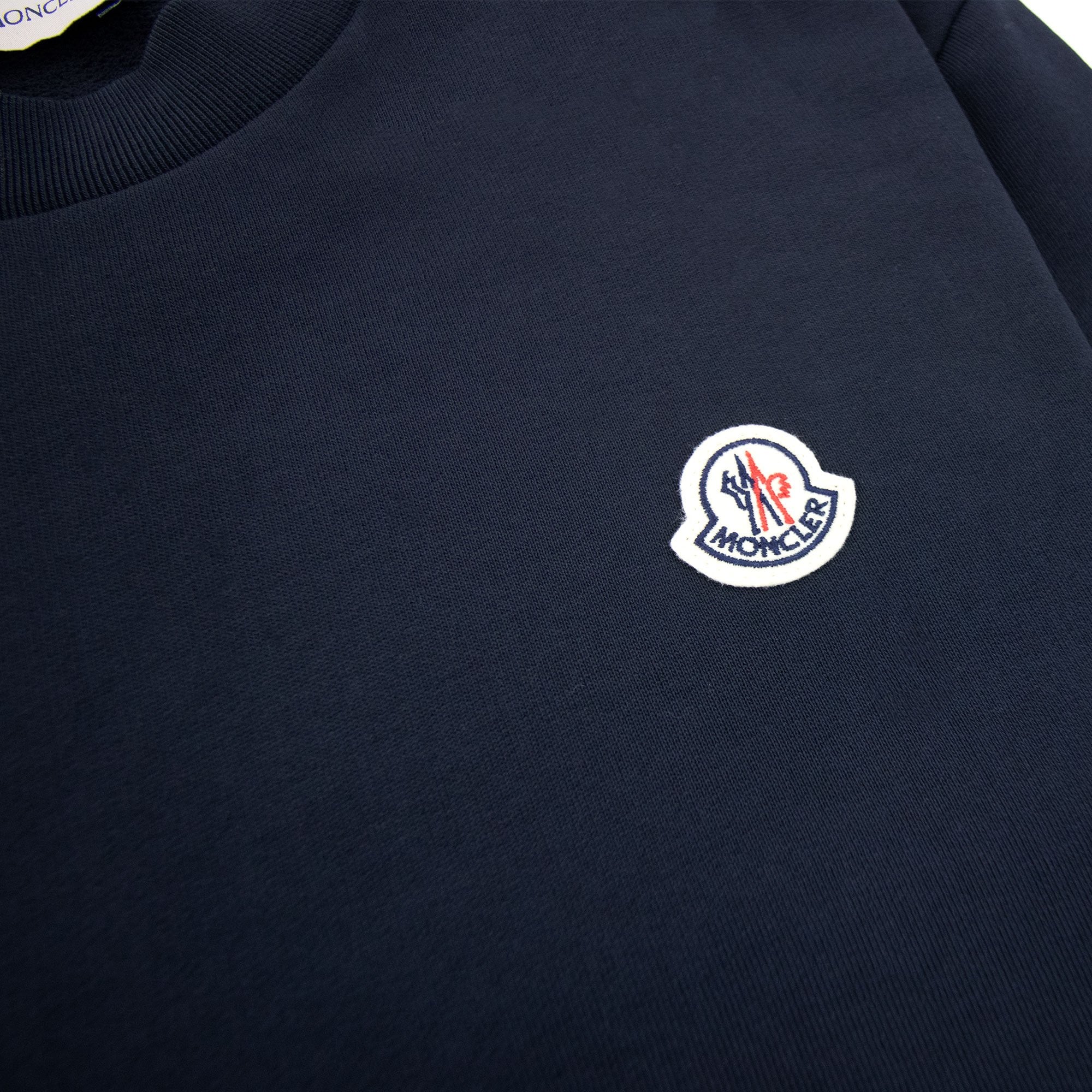 Moncler Logo Patch Sweatshirt Navy 778 | ONU – Onu
