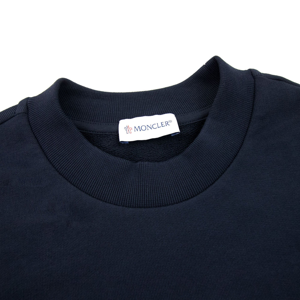 Moncler Logo Patch Sweatshirt Navy 778