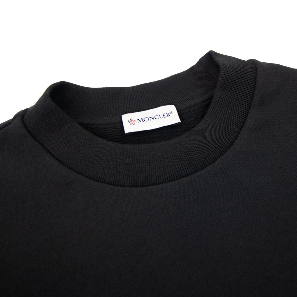 Moncler Logo Patch Sweatshirt Black 999