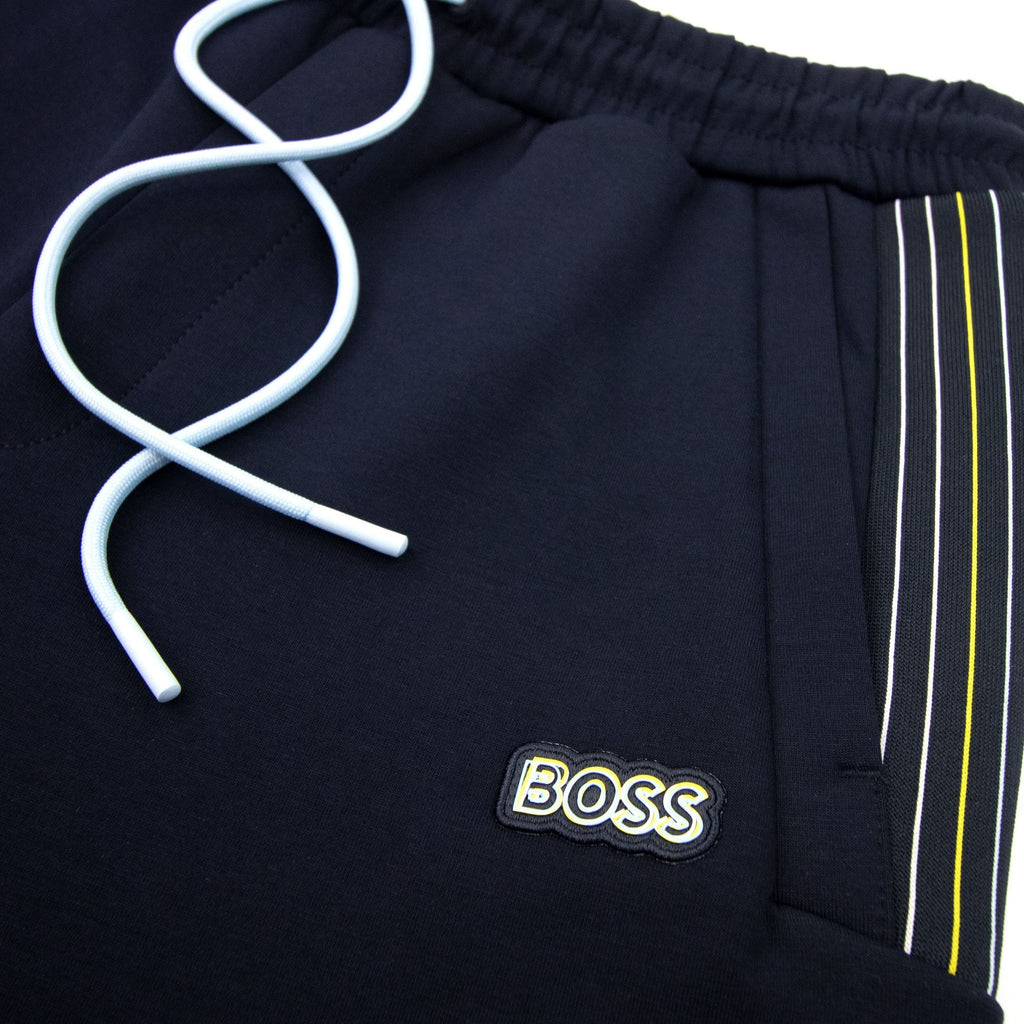 Hugo Boss Hadiko 1 Multi Coloured Stripe Bottoms Dark Navy 402