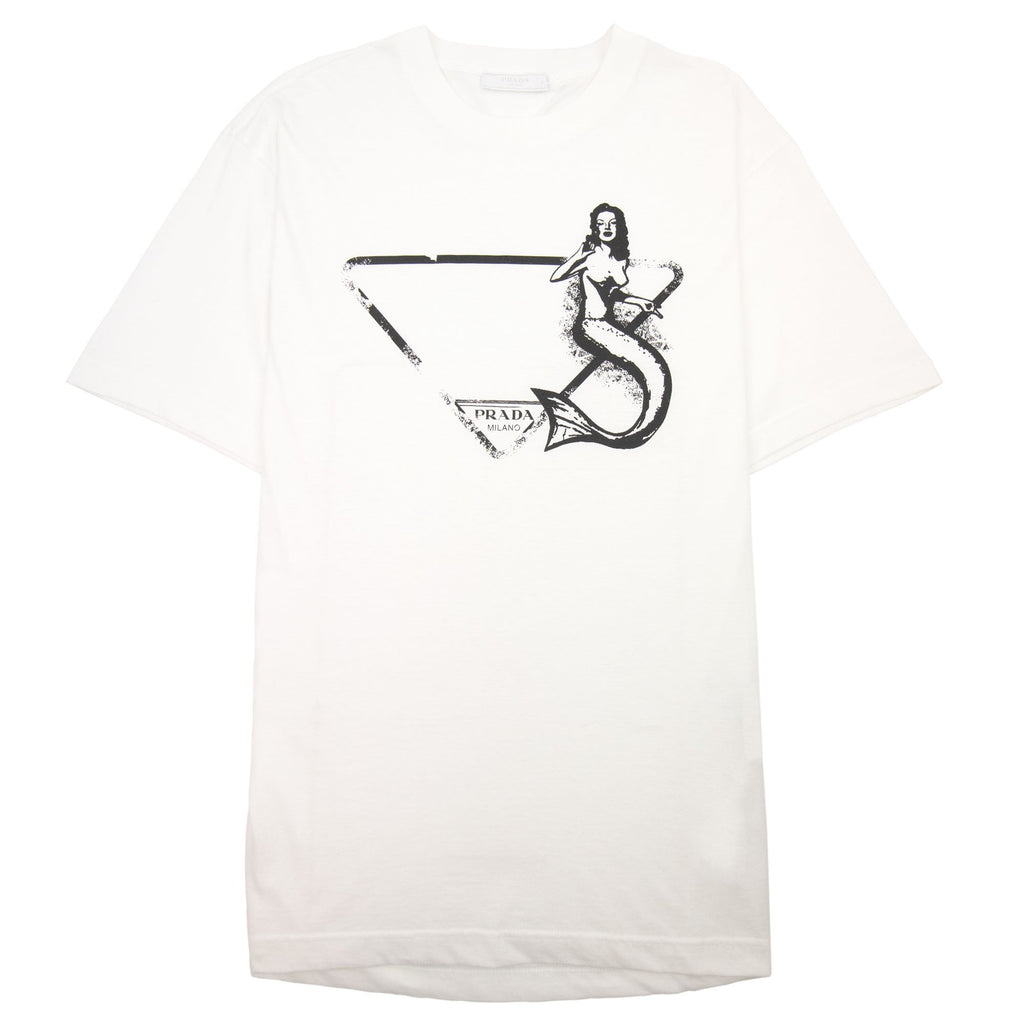 Prada Mermaid Symbol T-shirt White