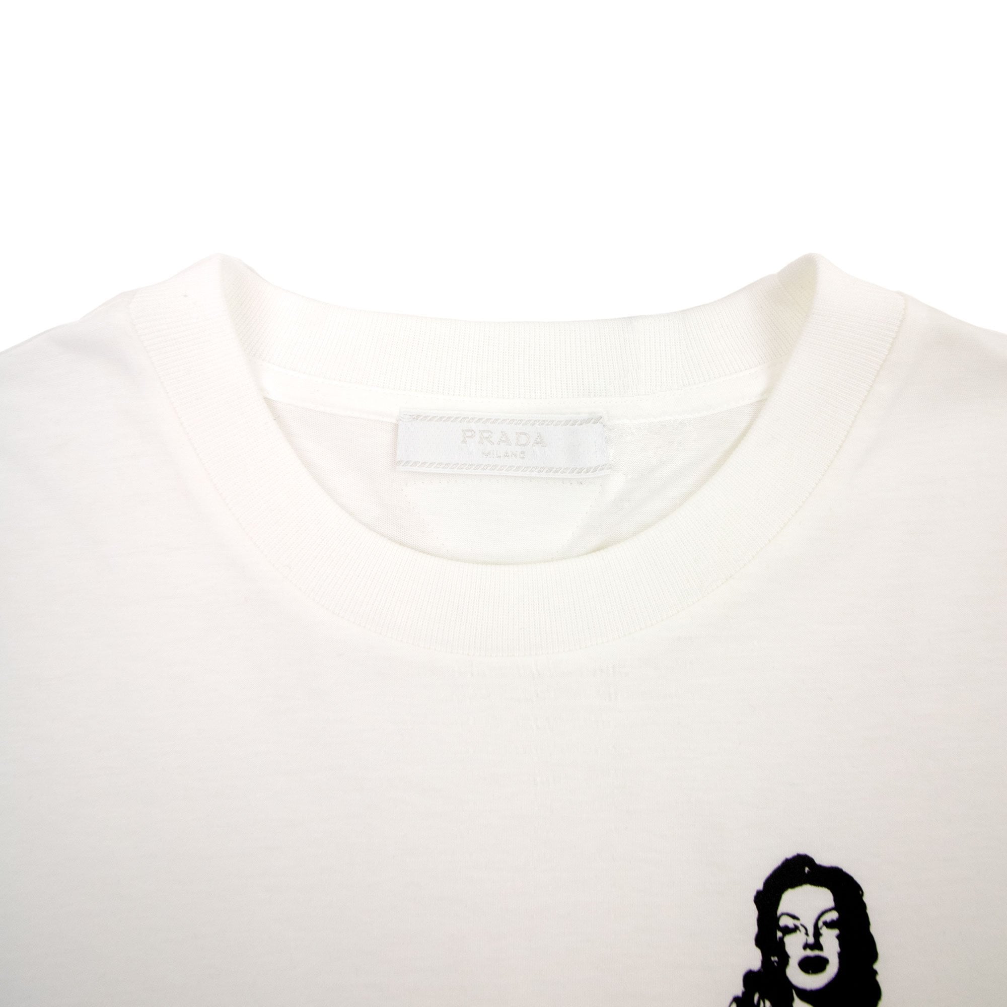Prada Mermaid Symbol T-shirt White