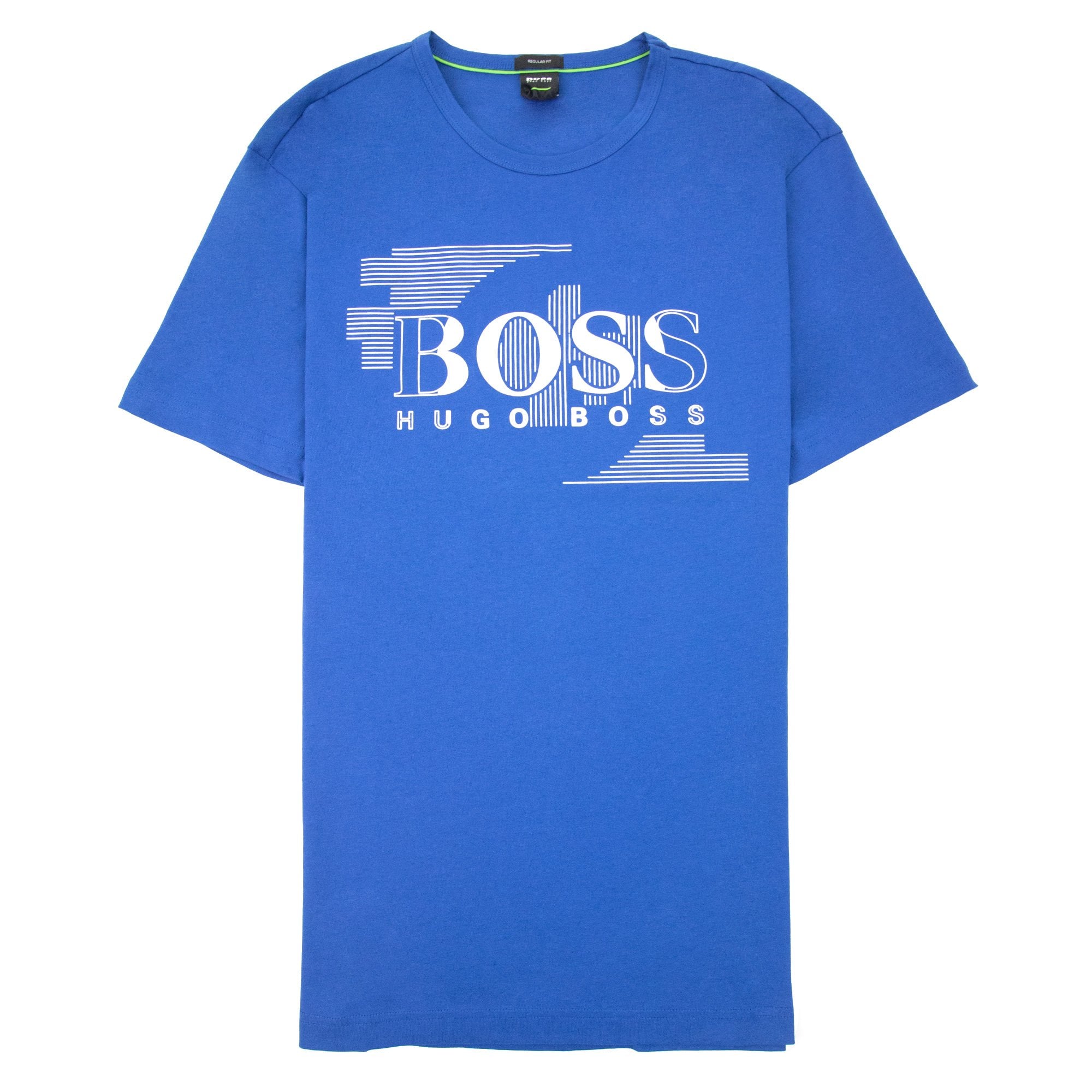 Hugo Boss Tee 1 Logo T Shirt Blue 420