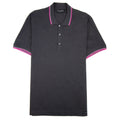 Dolce & Gabbana Twin Tipped Short Sleeve Polo Dark Grey