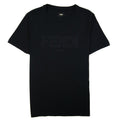 Fendi Roma Logo Tee Black