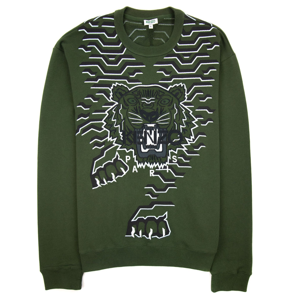 Kenzo Tiger Tail Sweat Khaki